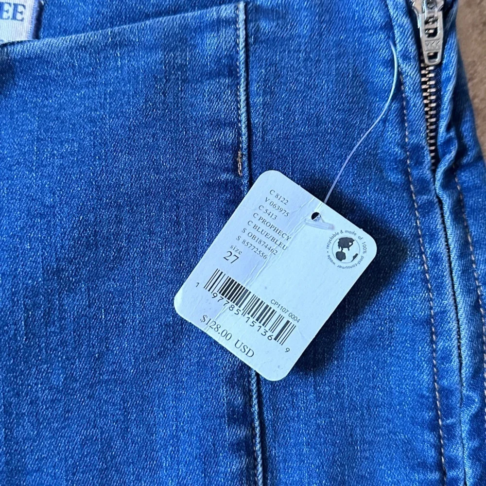 NWT Free People Bella Moto Skinny Jean in Prophecy
